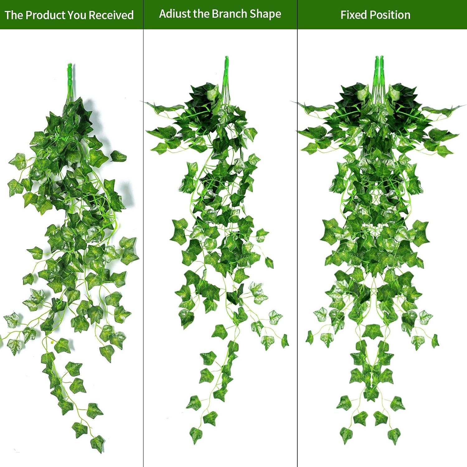 Artificial Hanging Vines Plants, Artificial Ivy Leaves Garland, Artificial Trailing Potted Plants - Image 4