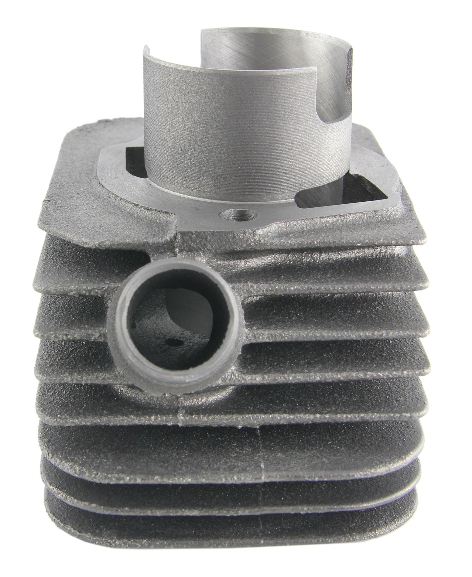 Kit cilindro da corsa Malossi 63ccm per Piaggio Ciao/Px 50 in ghisa grigia, corsa 43 mm, spinotto diametro 10 mm, incl. testata, diametro 43 mm, con apertura per valvola di decompressione
