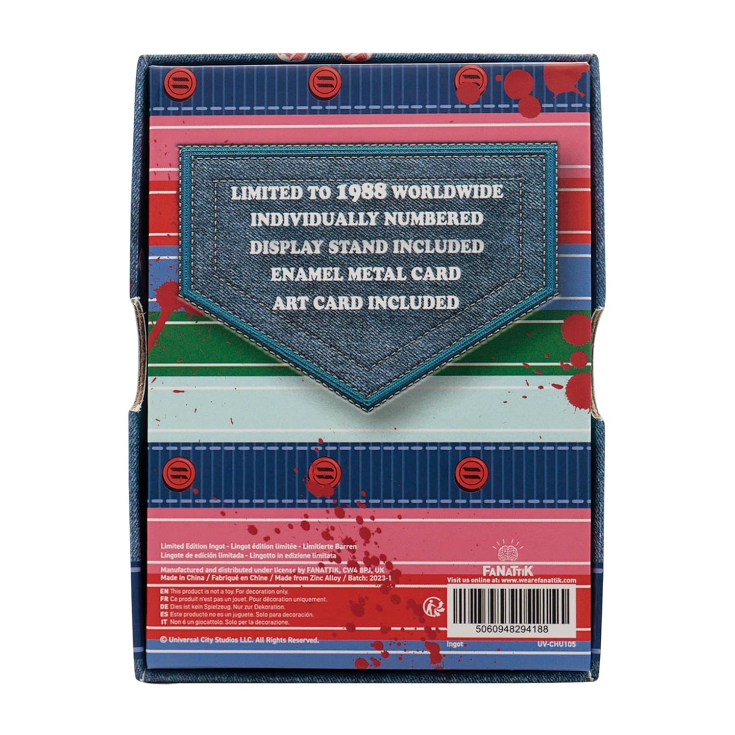 Child's Play Chucky Limited Edition Ingot and Spell Card