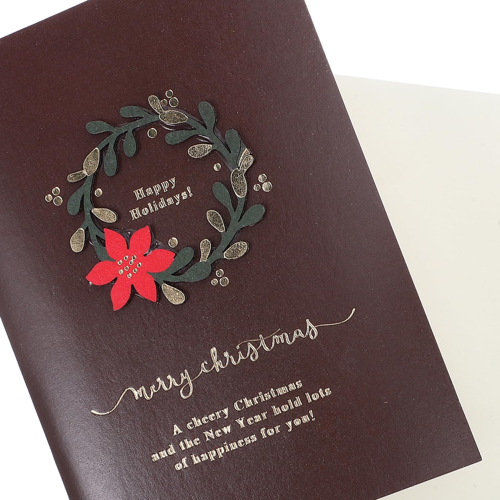 SHINEOFI 60 Sets Vintage Weihnachtskarte aus Papier mit Umschlägen für