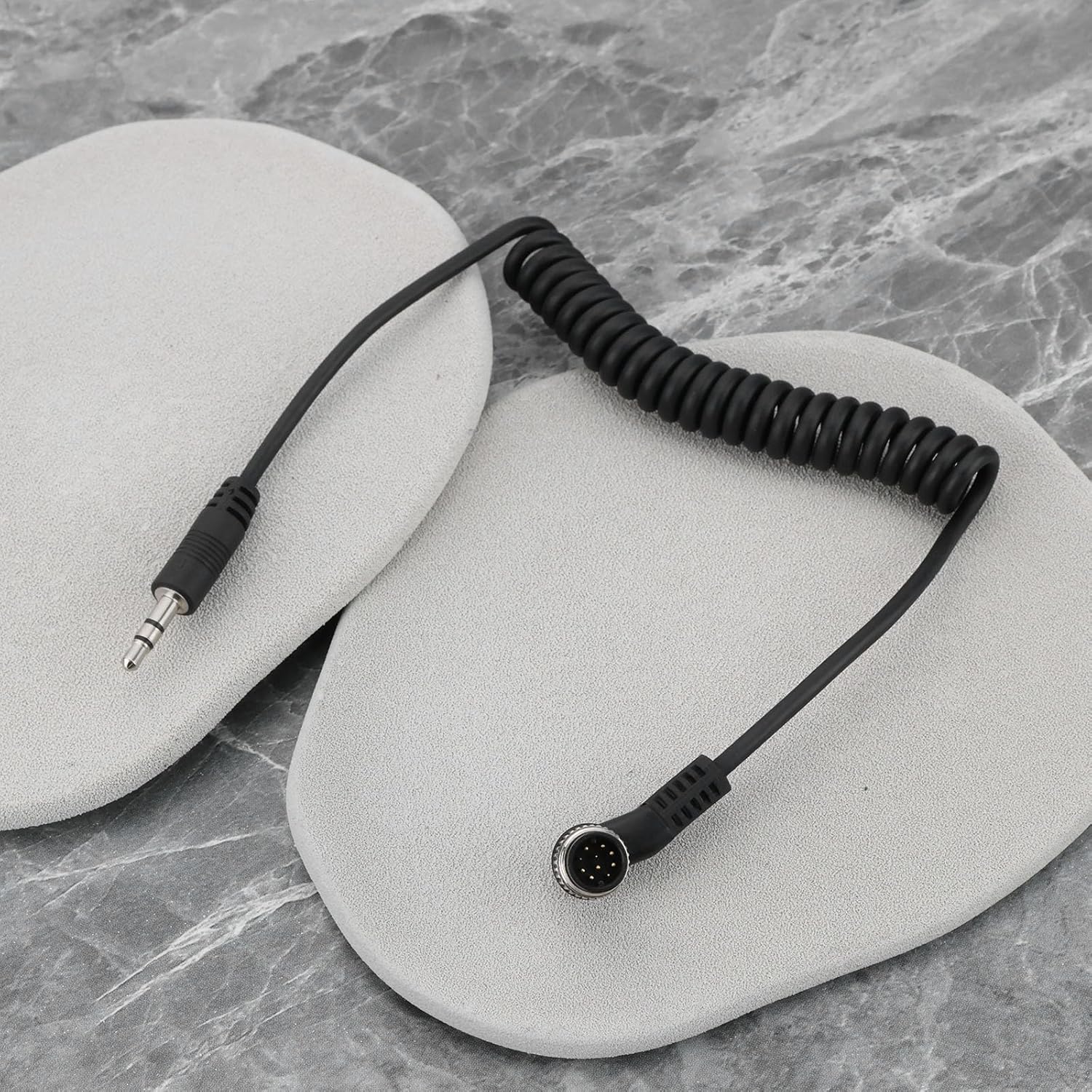 eMagTech 2PCS 3.5mm to N1 Camera Shutter Release Cable Compatible with MC-30 Compatible with Nikon Series Extended to 80cm in Length