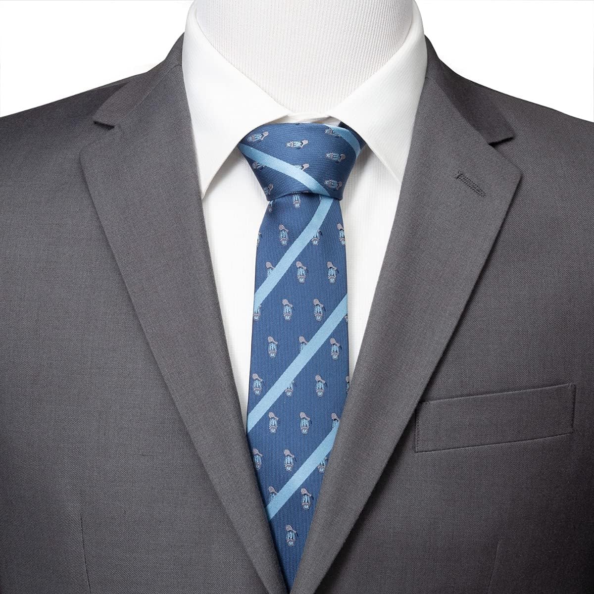 Cufflinks Inc. Donald Duck Stripe Blue Men's Tie