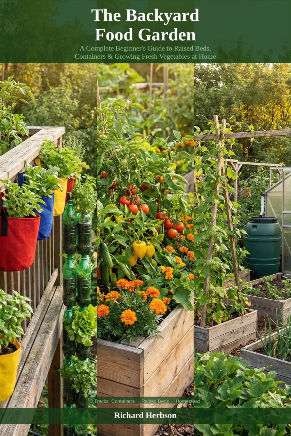 The Backyard Food Garden: A Complete Beginner's Guide to Raised Beds, Containers & Growing Fresh Vegetables at Home