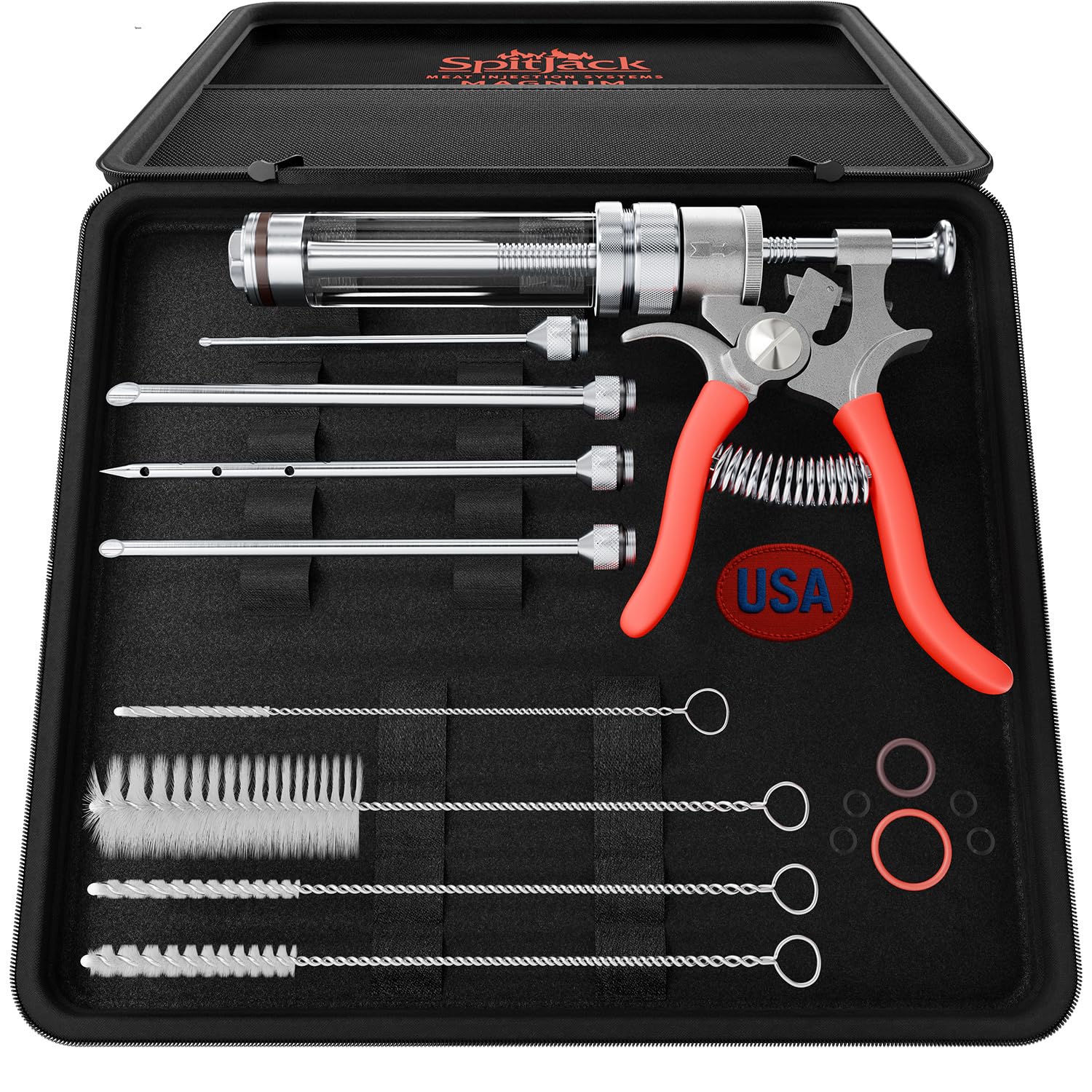SPITJACK The Magnum Meat Injector Gun - Complete Kit with Case