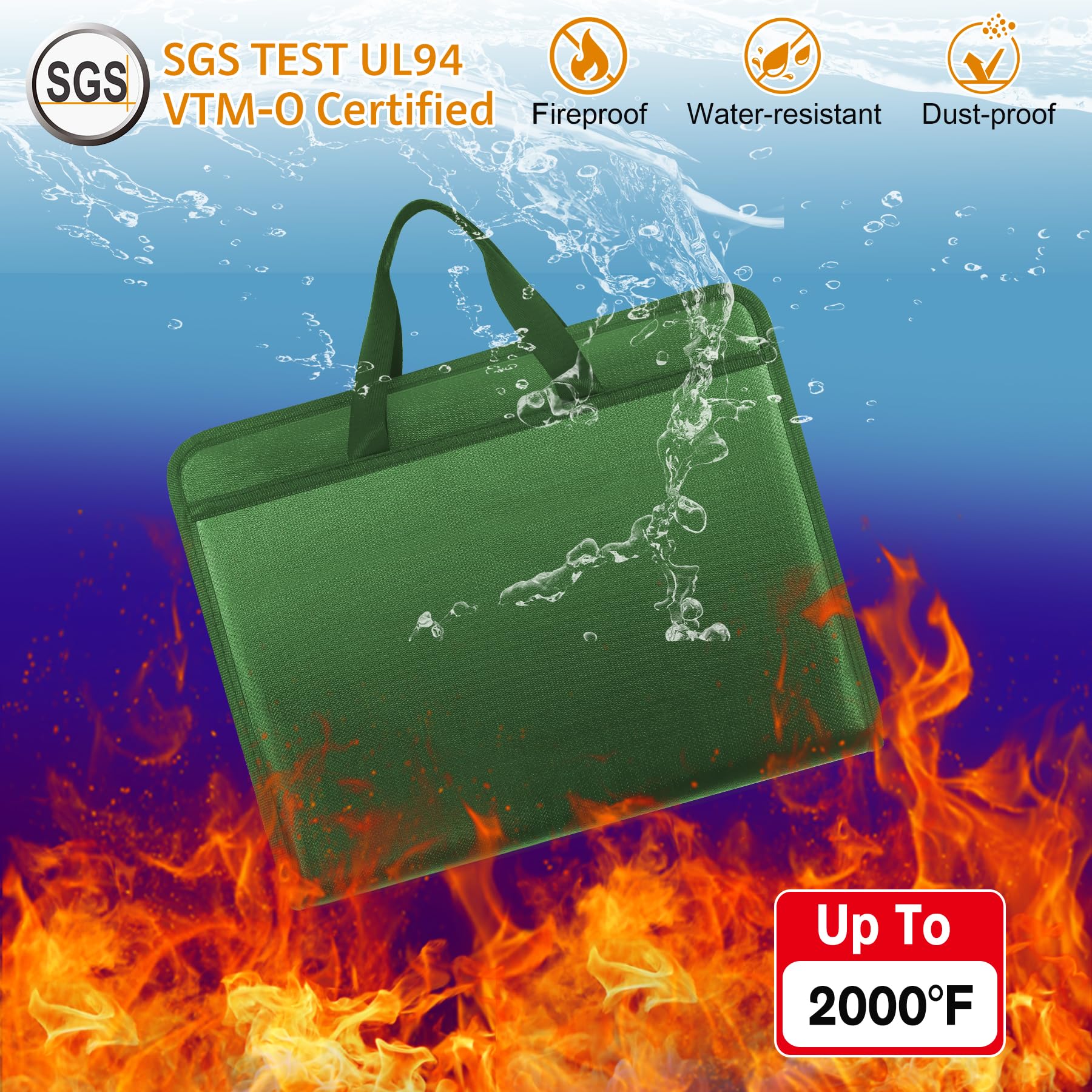 Amazon.com : onvvippiv File Organizer Fireproof Expanding