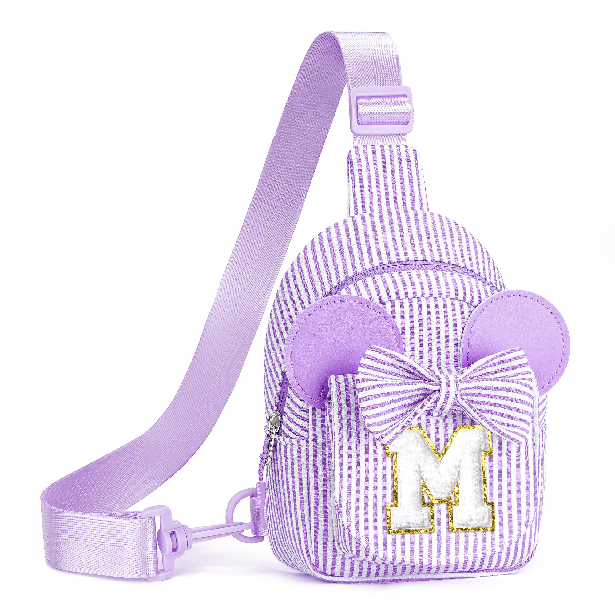 Birthday Gifts for 2 3 4 5 6 Year Old Girl Kids Sling Bag, Purple M
