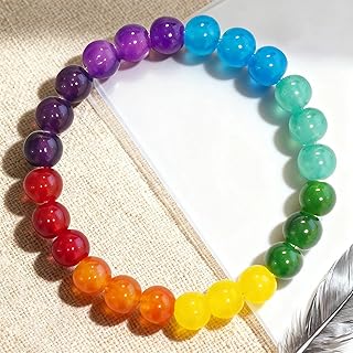 7 Chakras Bracelets for Women Reiki Colorful Crystal Natural Gemstone Healing Yoga Beads Bracelet Stretch ChakraJewelry Gift