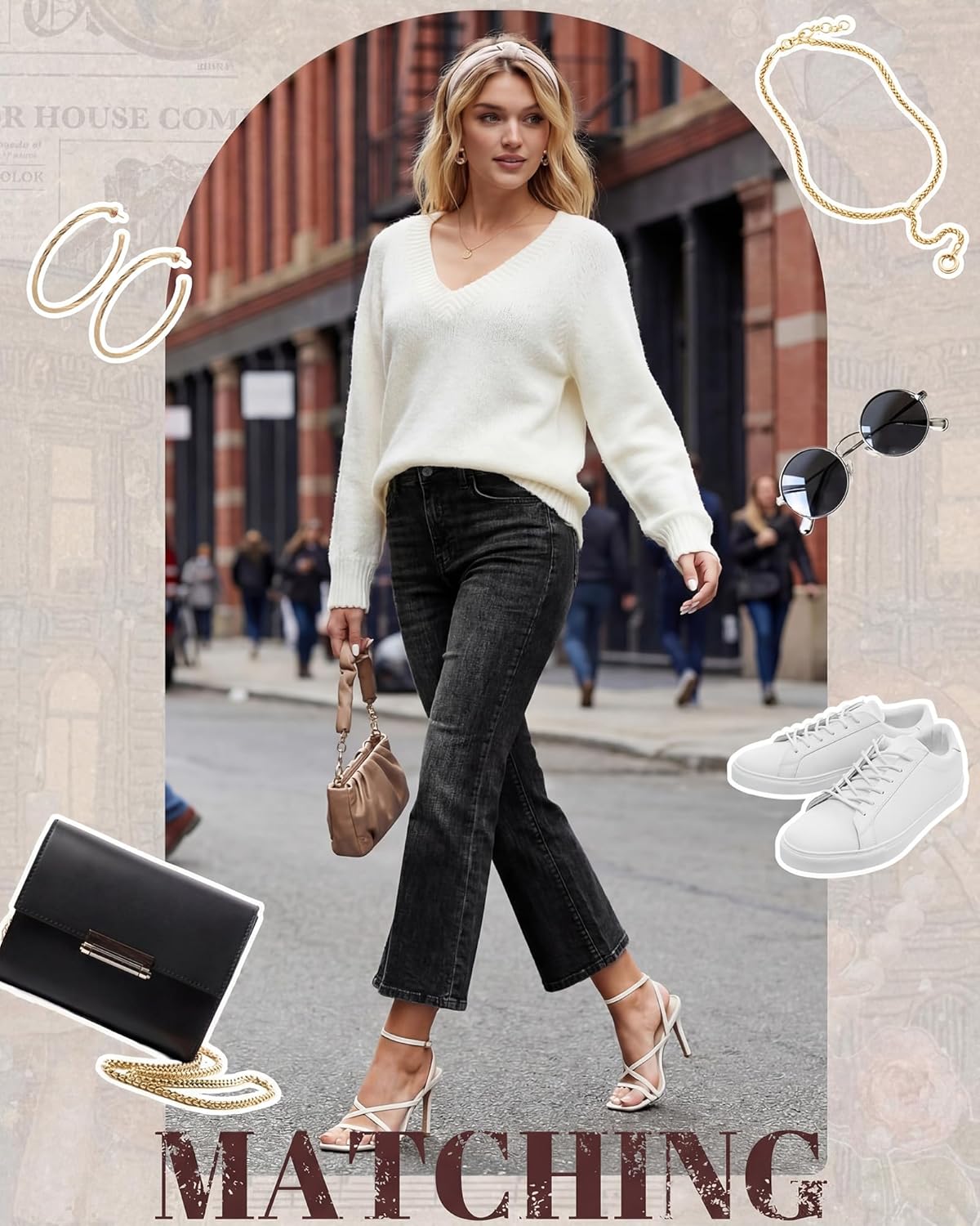 Women Wide Leg Jeans High Waisted Flare Jeans Baggy Straight Leg Ankle Denim Pants 2026 Trendy Casual with Pockets - Image 2