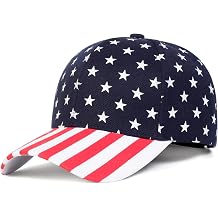 4th-of-July-Baseball-Cap for Women-Men-Independent-Day Star-Adjustable Sun Hat Unisex-Outdoor Trucker Hats-Dad Hat
