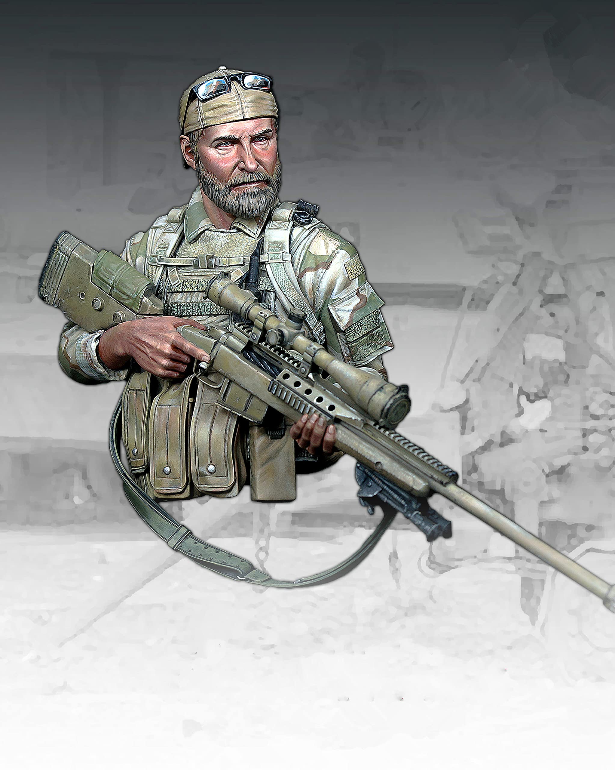 Kit Modello Busto in Resina 1/10 Modello Fantasy American Sniper Unassambled Non Verniciato 1169