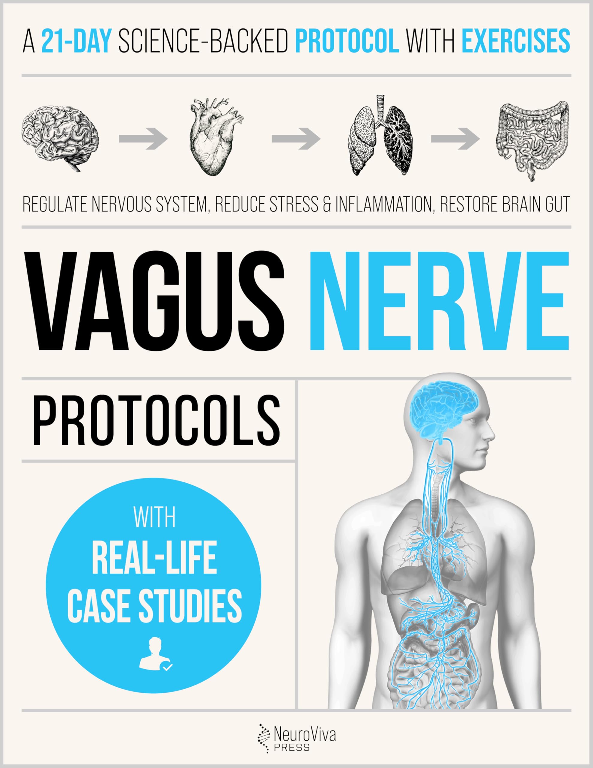 Vagus Nerve Protocols: A 21-Day Program with Daily Exercises to Regulate Your Nervous System, Calm Stress and Inflammation, Restore the Brain-Gut Connection, and Improve Sleep
