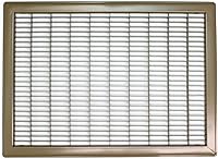 Vista 9 de HVAC Premium 4" X 30" or 30" X 4" Heavy Duty Walkable Floor Grille - Fixed Blades Air Grille - Brown [Outer Dimensions: 5.75 X 31.75]