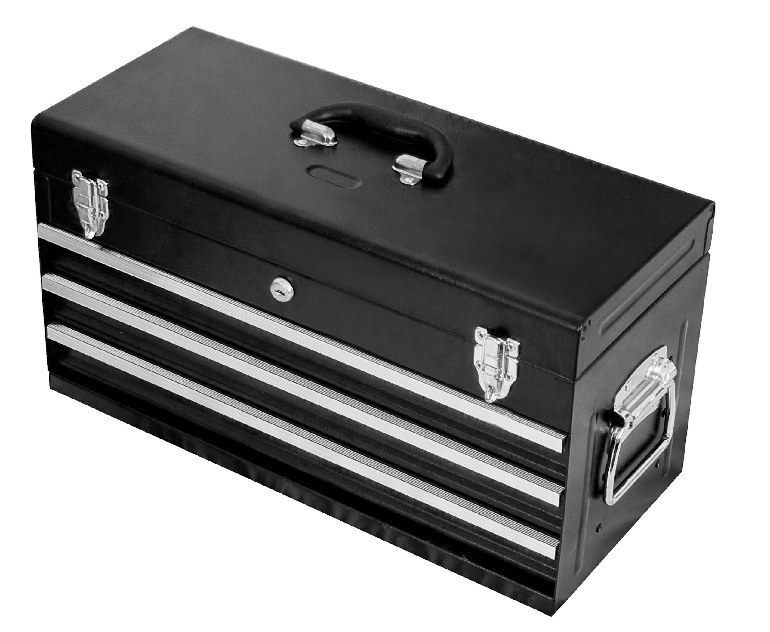 SW-Stahl 06815L Pusta Walizka na Narzędzia - Skrzynka Warsztatowa | Wytrzymała walizka o wymiarach 560x230x290 mm, idealna na asortyment narzędziowy, kolor czarny, solidne zamknięcie.