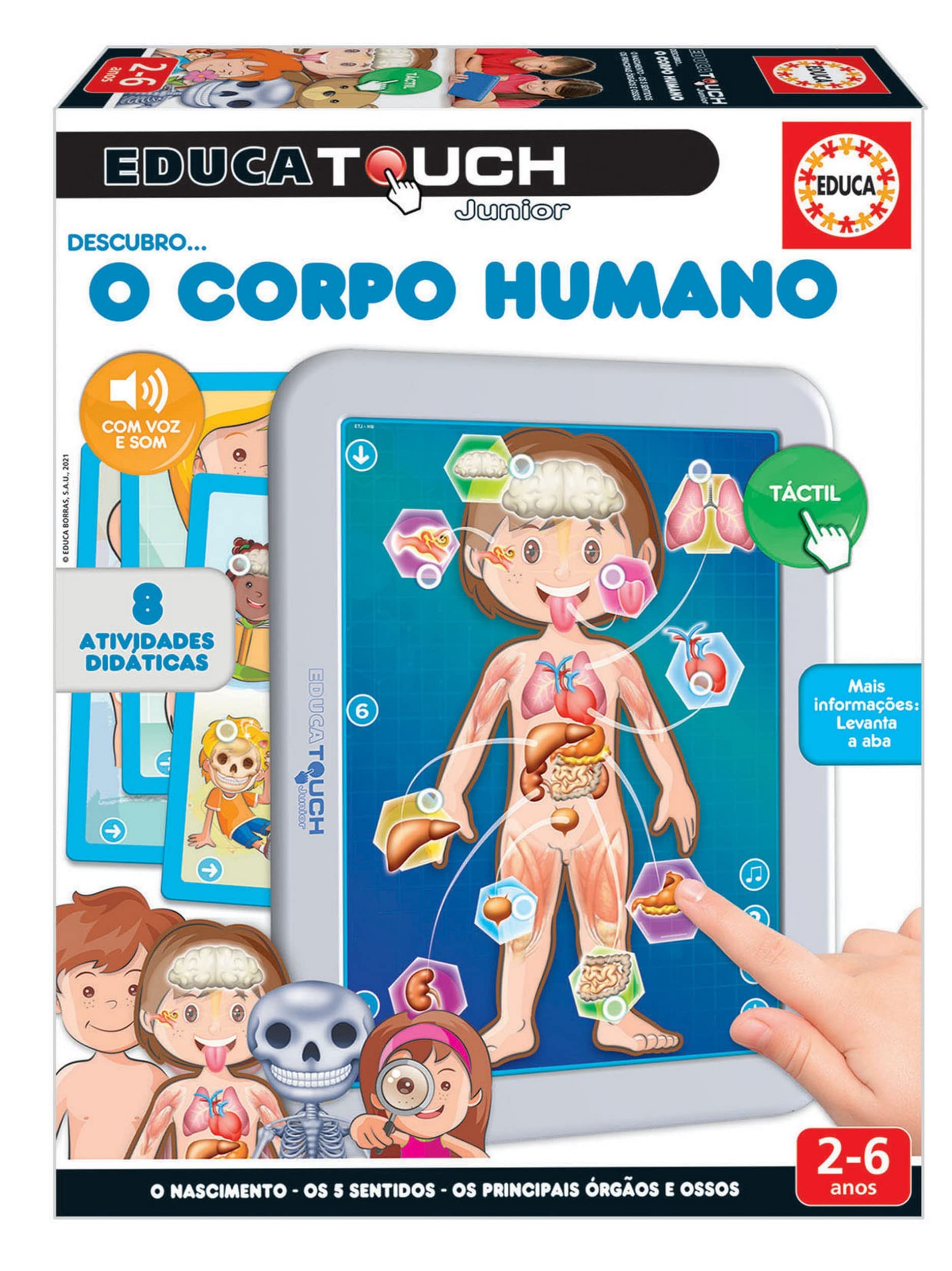 Educa Touch Junior O Corpo Humano | Idioma Português (18406)