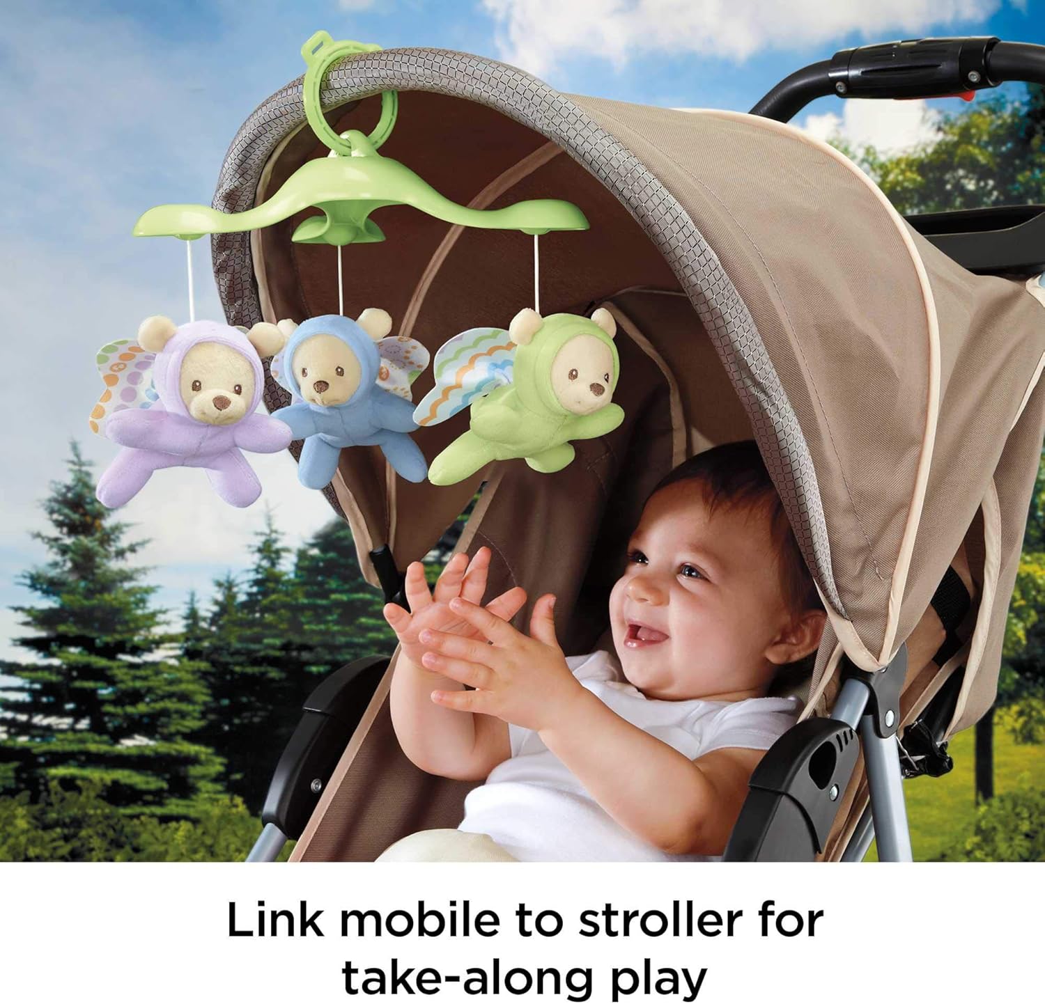 Fisher Price Butterfly Dreams 3 In 1 Projection Mobile Crib Toy Amazon Co Uk Baby Products