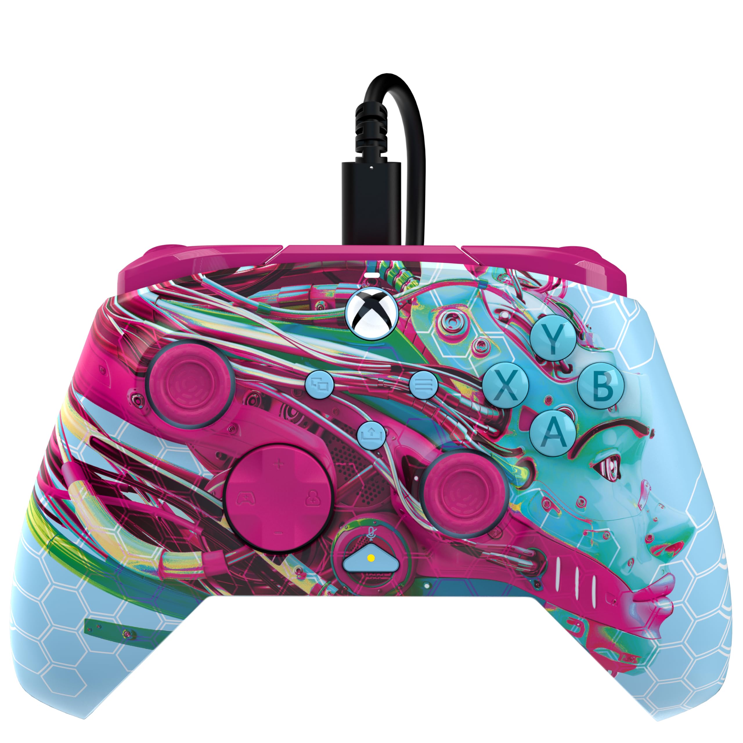PDP Xbox REMATCH GLOW Wired controller ANDROID DREAMS