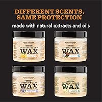 Vista 8 de Clark's - cera de acabado para tabla de cortar. Hecha con cera de abeja natural y cera de carnaúba. Bloque de cera de carnicero