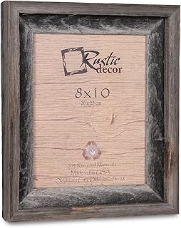 Denelchon 8x10 Picture Frames -Signature Barnwood Reclaimed Wood Photo F...