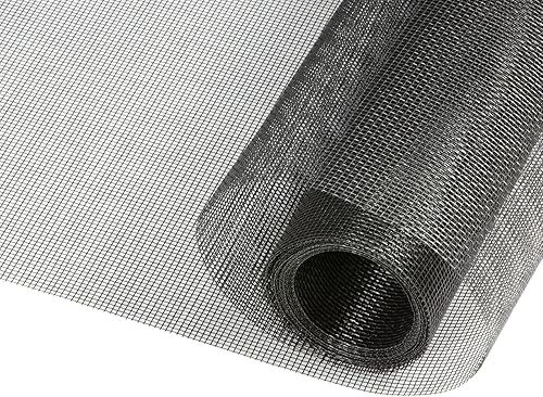 Pantalla de repuesto para ventanas y puerta mosquitera, 59 x 106 pulgadas, malla de fibra de vidrio duradera, pantalla de ventana y mosquitera