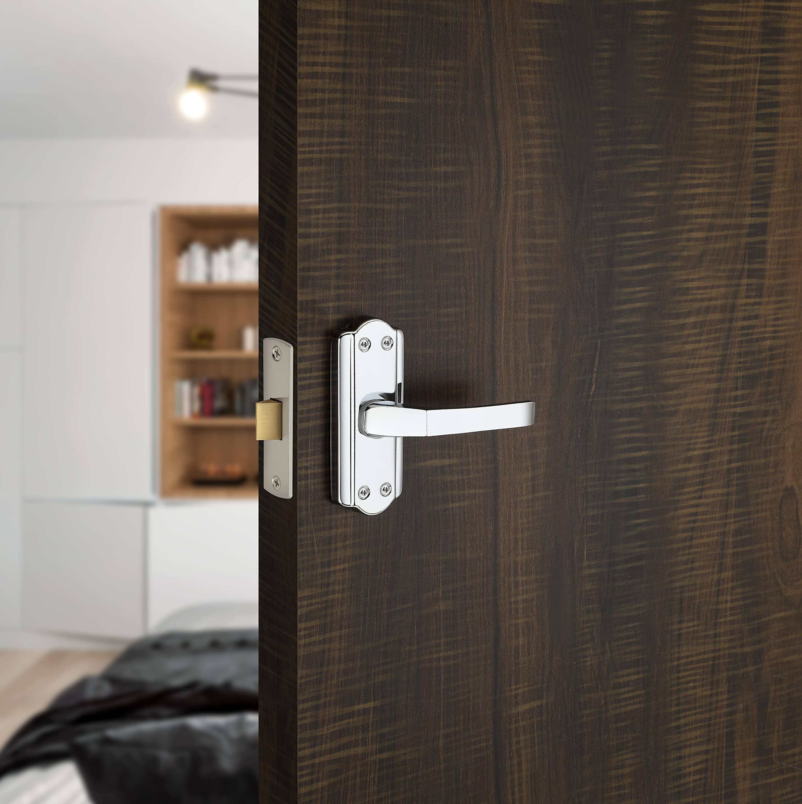 SARDAR 4" Iron Bathroom Door Handle Set with Keyless Baby Latch/Door Handle Set (B09MJC8Q4K) Amazon Price History, Amazon Price Tracker