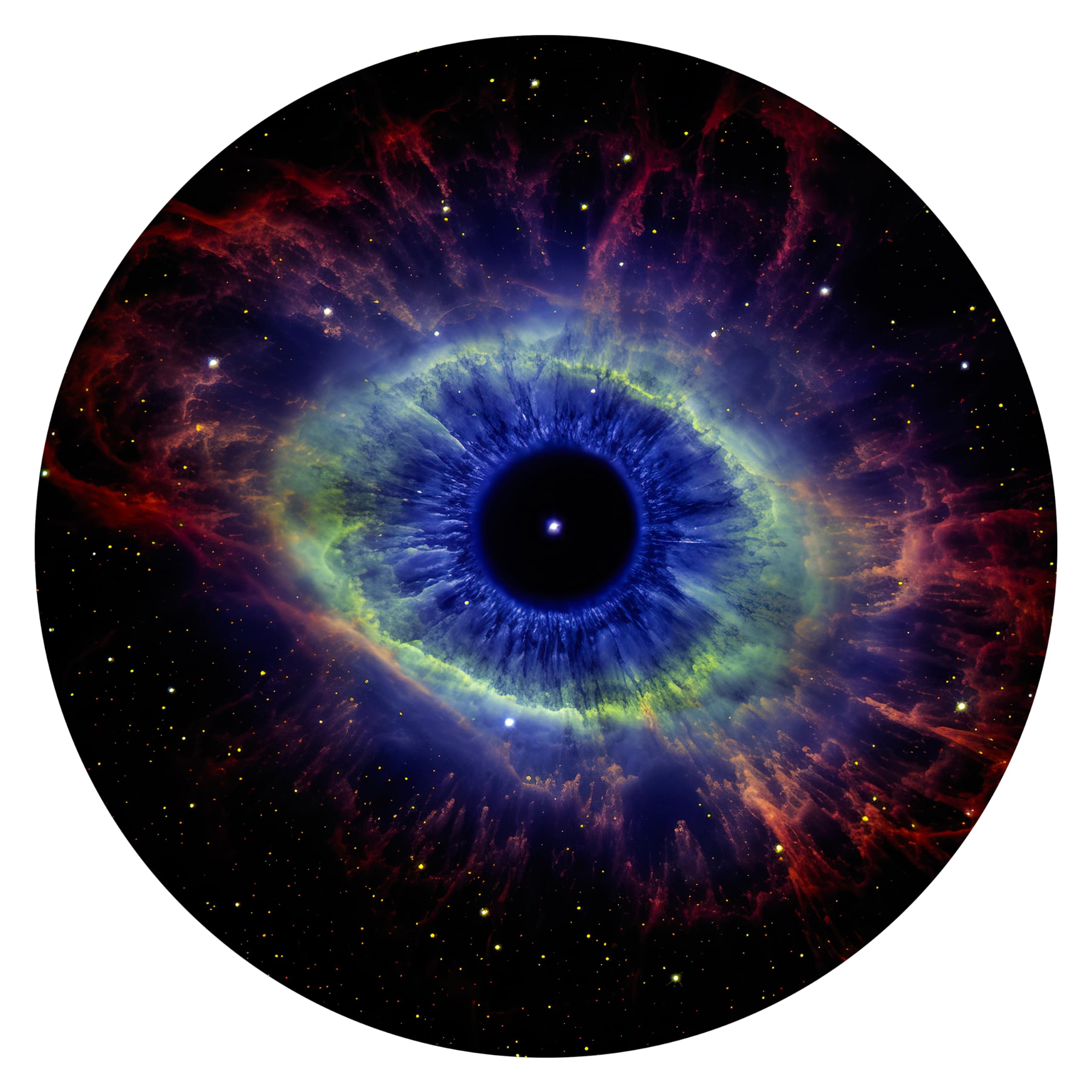 Orzorz Slide Discs for Star Projector Galaxy Plus Home Planetarium Projector (Work with Star Projector Plus) (evil eye)