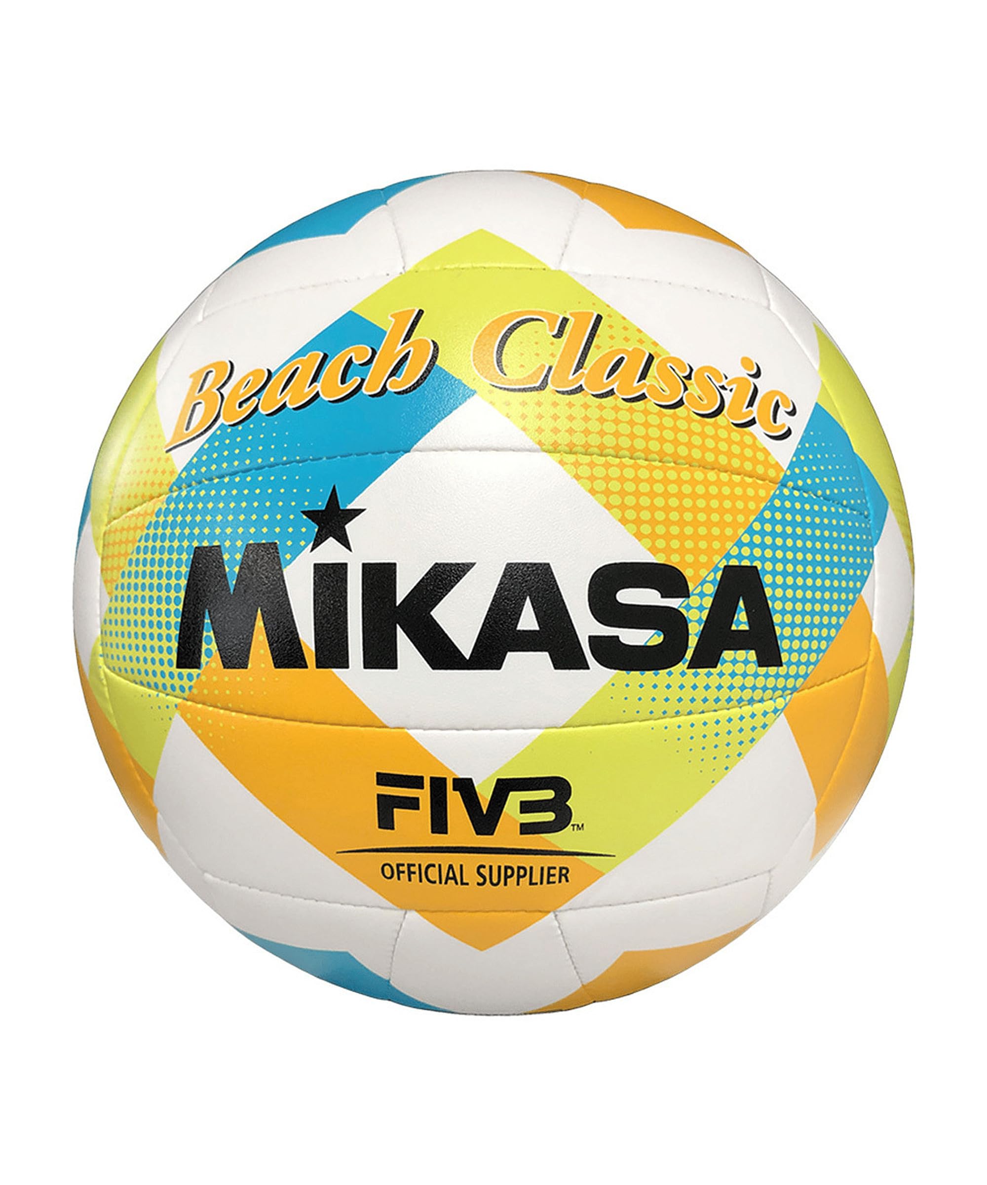 MIKASA Volleyball Beach Classic BV543C-VXA-LG Piłka, Dorośli Unisex, Wielobarwny (Wielobarwny), 5
