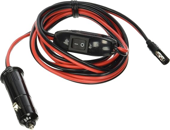 Buyers Products ATVS100 ATV All-Purpose Broadcast Spreader 100 lbs. Capacity with Rain Cover, Black & Master Plug Wire Harness-18 Gauge, 8 feet Length, 8 feet Length, Red/Black