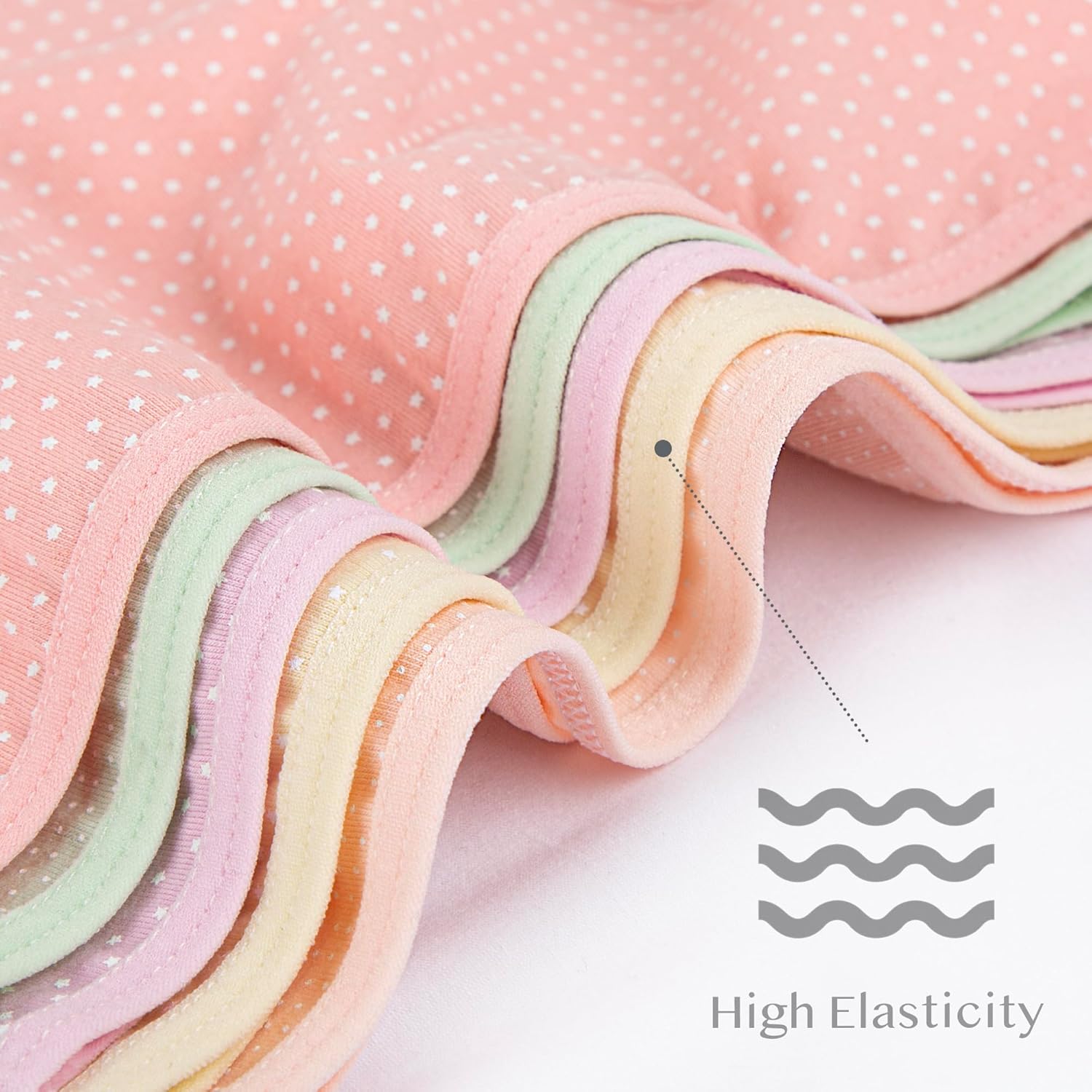 Donella Girls' Soft Cotton Underwear - Kids Bikini Brief Panties for Girls and Toddlers 5-Pack, Age: 2-15 - Image 5