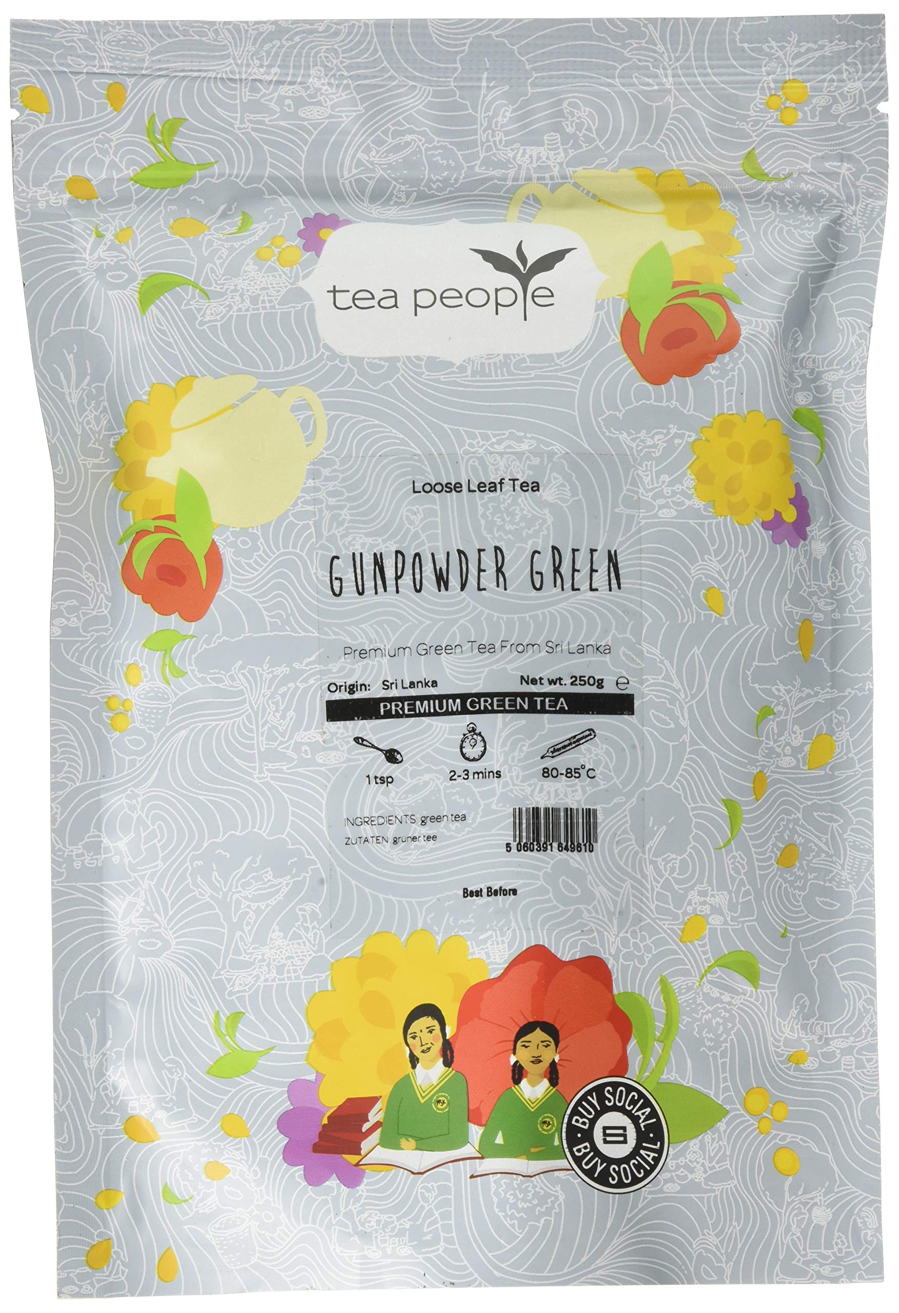 Ceylon Gunpowder Green - 250g Loose Leaf Tea