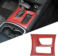 Vista 9 de CheroCar Para Dodge Charger Central Control Panel de cambio de marchas Ajuste para Dodge Charger 2015-2025 (fibra de carbono negra)