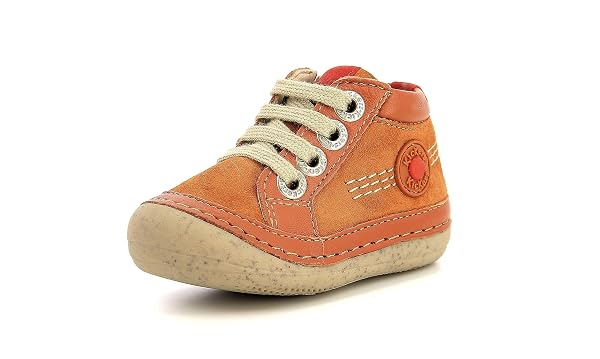 KICKERS SONISTREET, Stivaletto Unisex-Bambini, Camel, 18 EU