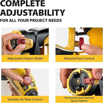 Wagner 0529021 FLEXiO 890 Stationary HVLP Paint Sprayer, Sprays Unthinned Latex, Includes Two Nozzles, iSpray Nozzle and Detail Finish Nozzle, Complete Adjustability for All Needs