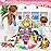 Lotmey 132PCS Magnetic Tiles with 2 Cars Deluxe Set, 3D Magnetic Building Blocks, Preschool Magnetic STEM Toys Sensory Educational Toys for Toddlers Kids 3 4 5 6 7 8-12, Gift for Boys Girls