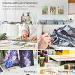 Arteza Painting Canvas Panels, 8x10, Set of 14, Primed White, 100% Cotton with Recycled Board Core, For Acrylic, Oil, Other Wet or Dry Art Media, For Artists, Hobby Painters, Kids