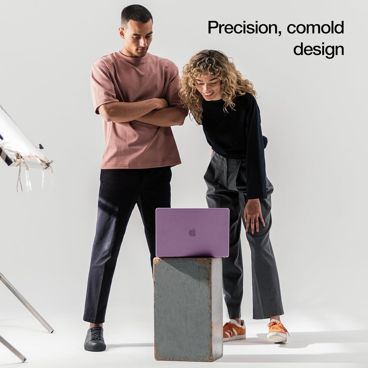 Incase Dots Hardshell with Makrolon® - MacBook Pro 16 inch Case - 2024, 2023, 2022, 2021, M4, M3, M2, M1 - MacBook Case, Laptop Cover, Protective Hard Shell, Scratch Resistant - Ice Pink - Image 6