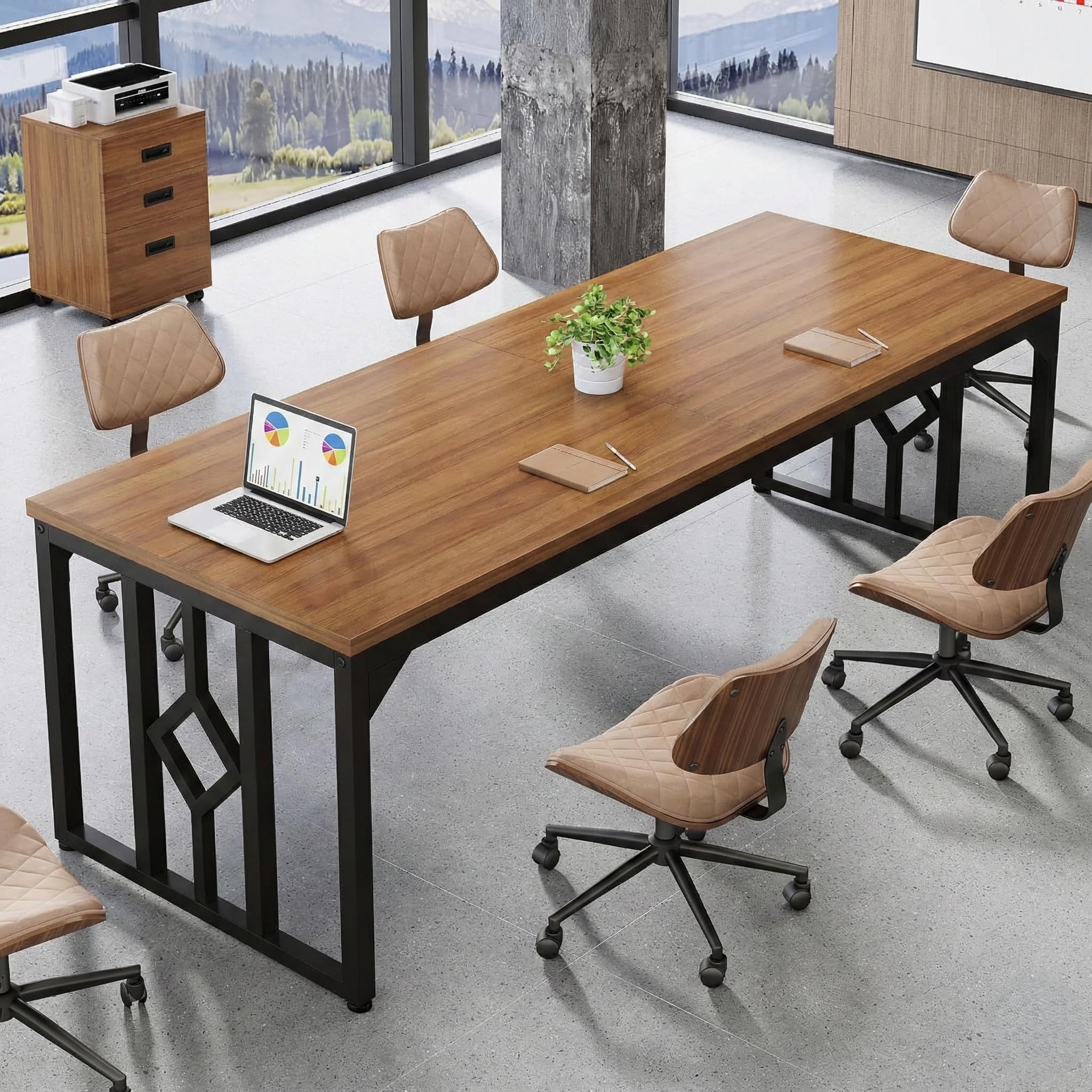 パソコンデスク Table and Chair (for Office, Room etc) Deskizia Executive Computer Desk|Large Workstation Tables for Home