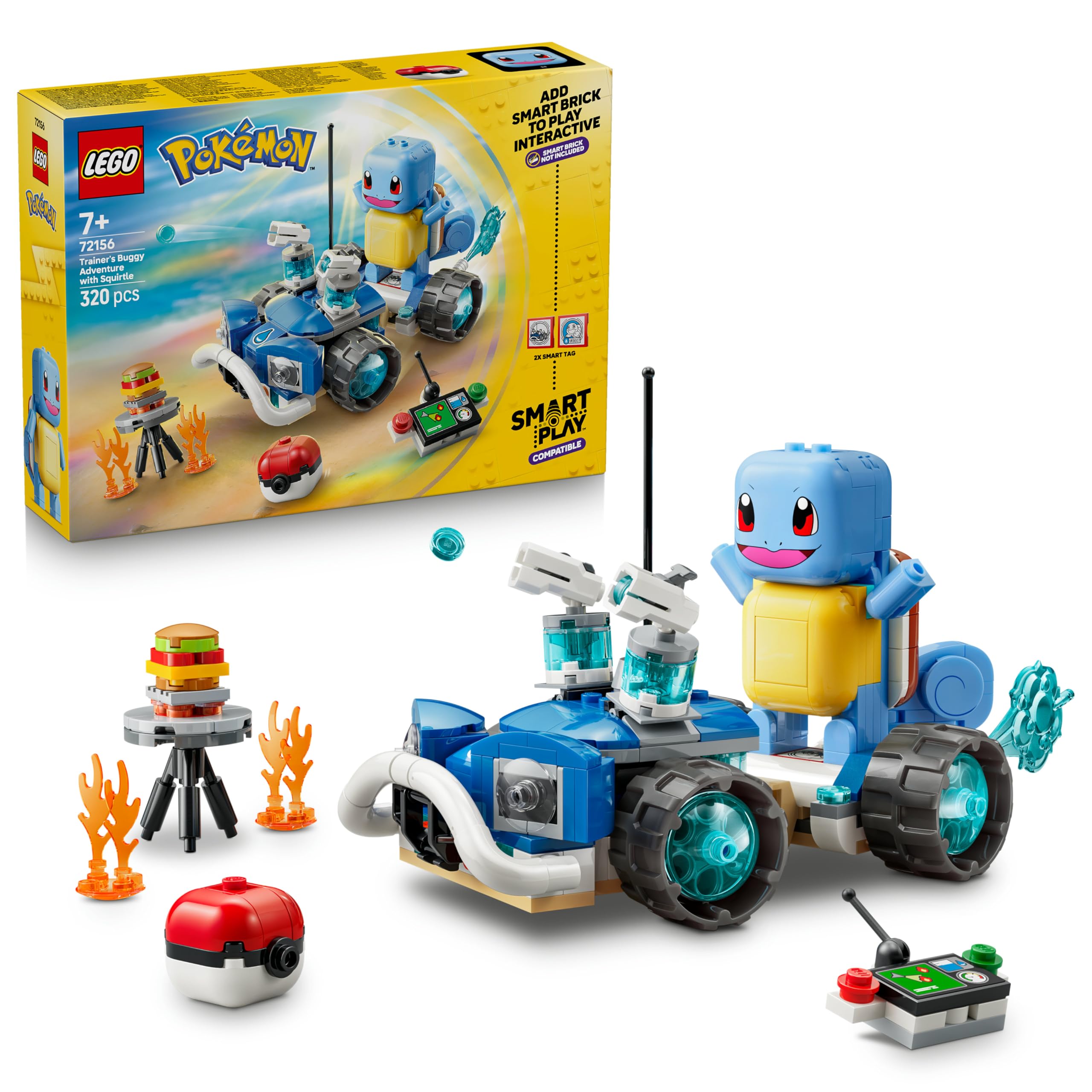Lego Pokemon Smart Play™: Trainer'S Buggy Adventure With Squirtle 72156