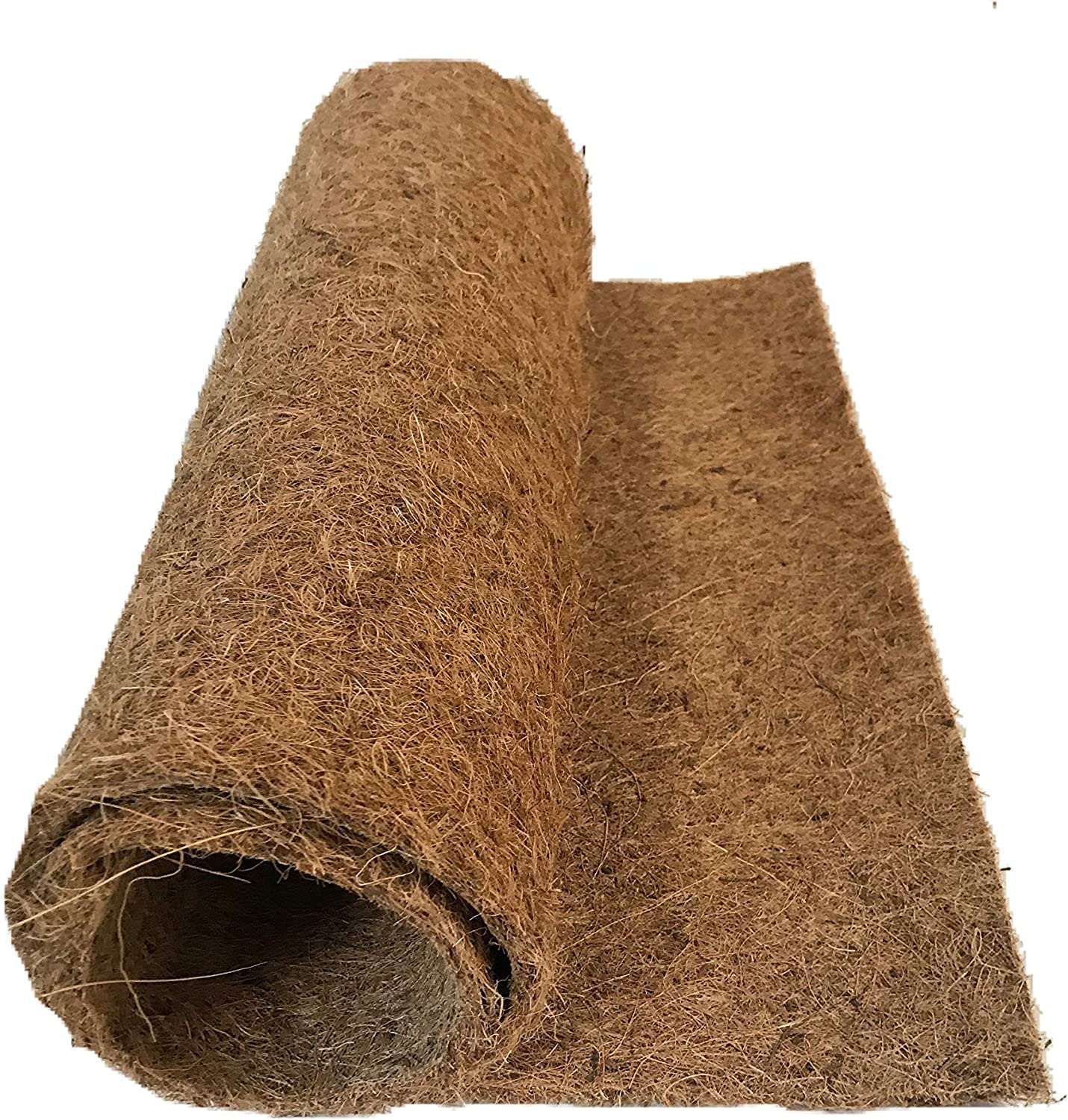 tapis rongeurs en 100 % fibre de coco, 100 x 50 cm, environ 7 mm d'épaisseur, lot de 10 (4,65€ par piece), convient comme couverture de sol dans la cage pour lapins, cochons d'Inde, hamsters
