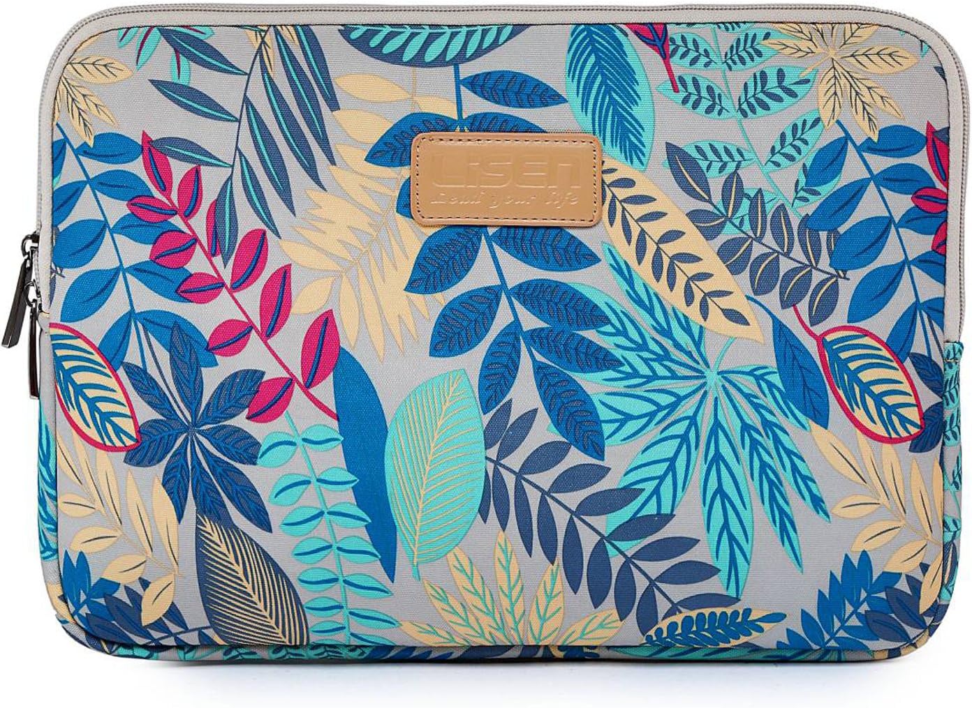 BSLVWG 10-15 inch Forest Series Pattern Water-resistant Canvas laptop sleeve for 13.3 inch laptop case macbook air 13 case macbook pro 13 sleeve ipad 12.9