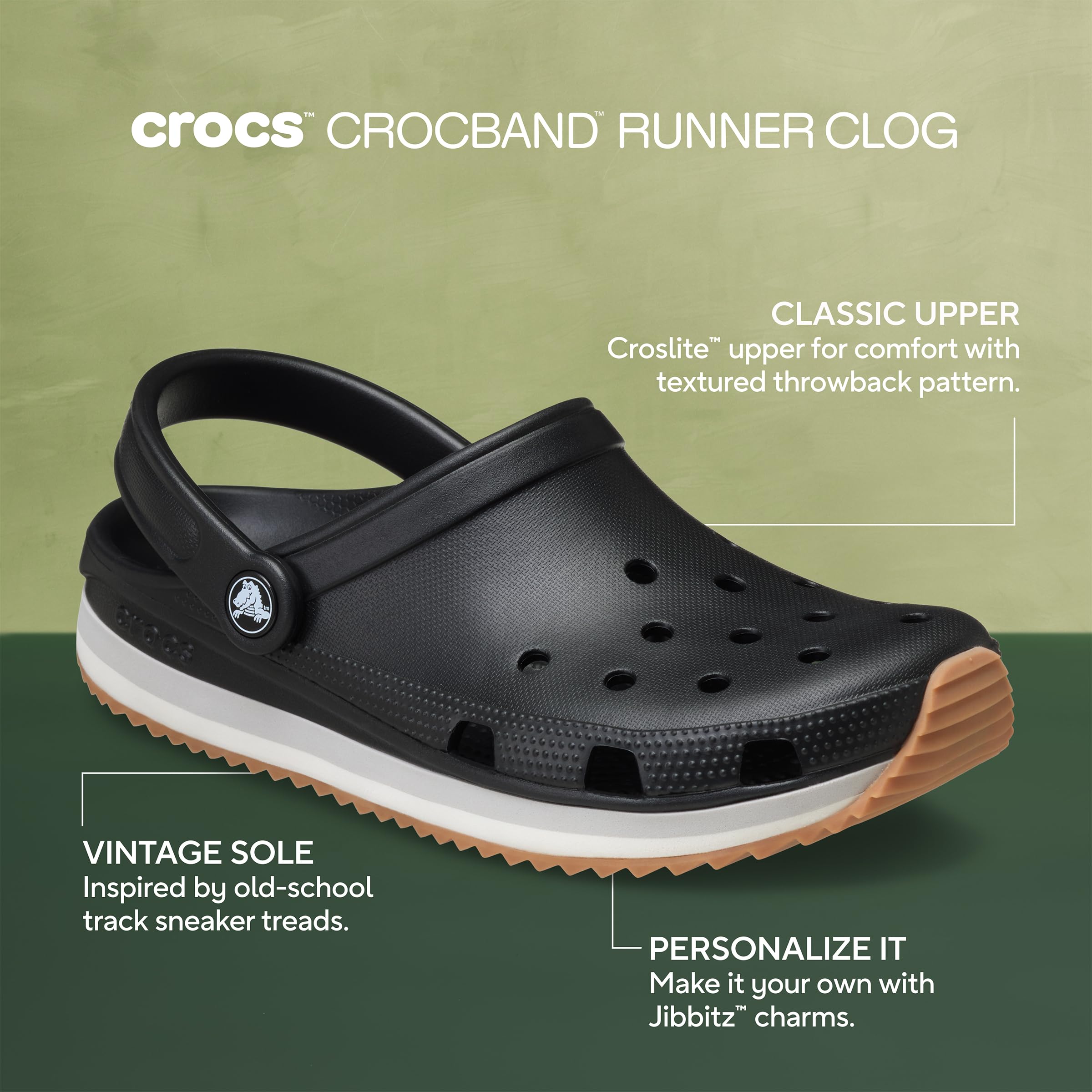 Crocs Clogs Chodak Classic Retro Runner Unisex