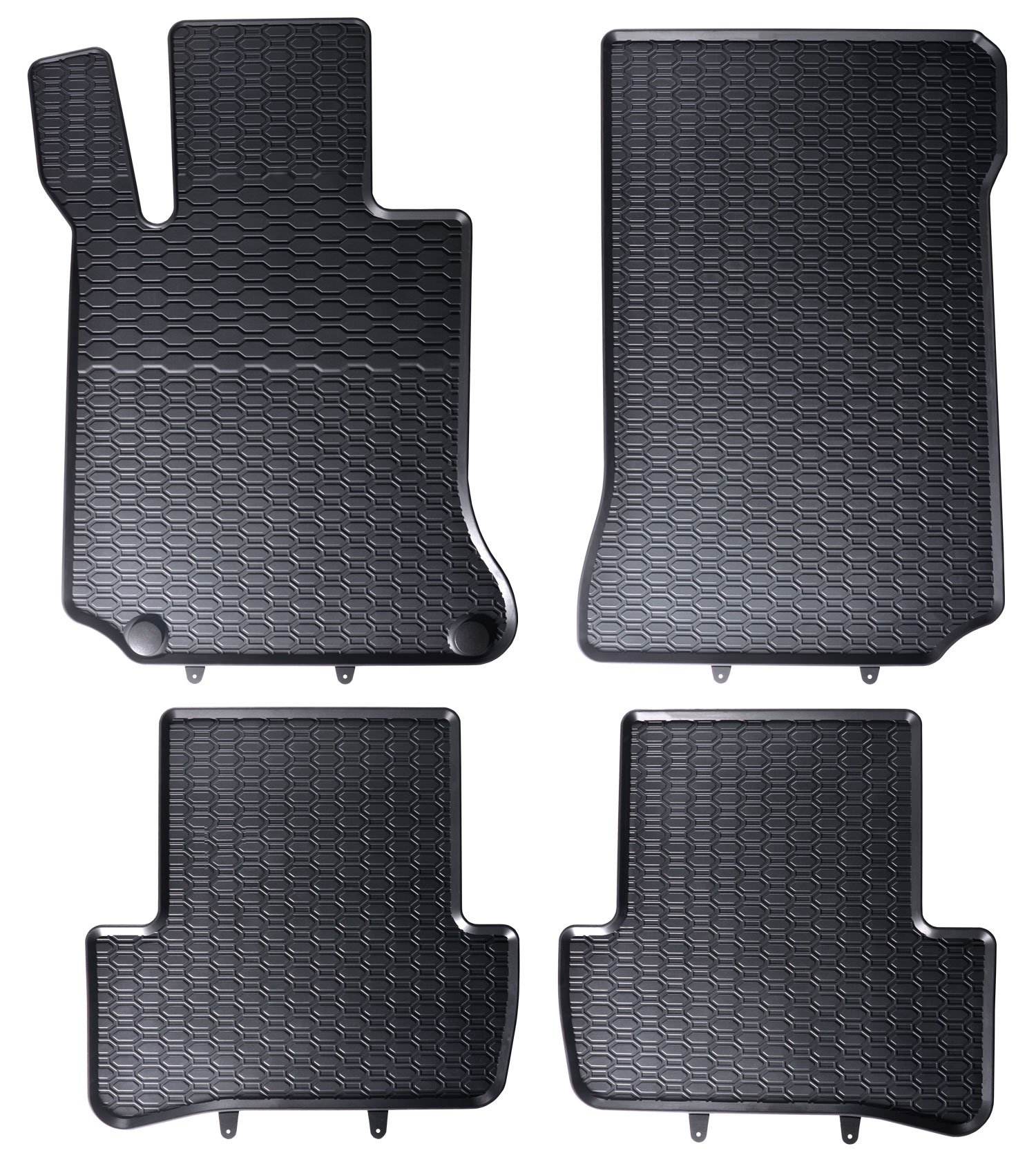Alfombrillas de Goma para Mercedes Clase C W204/S204 2007 de