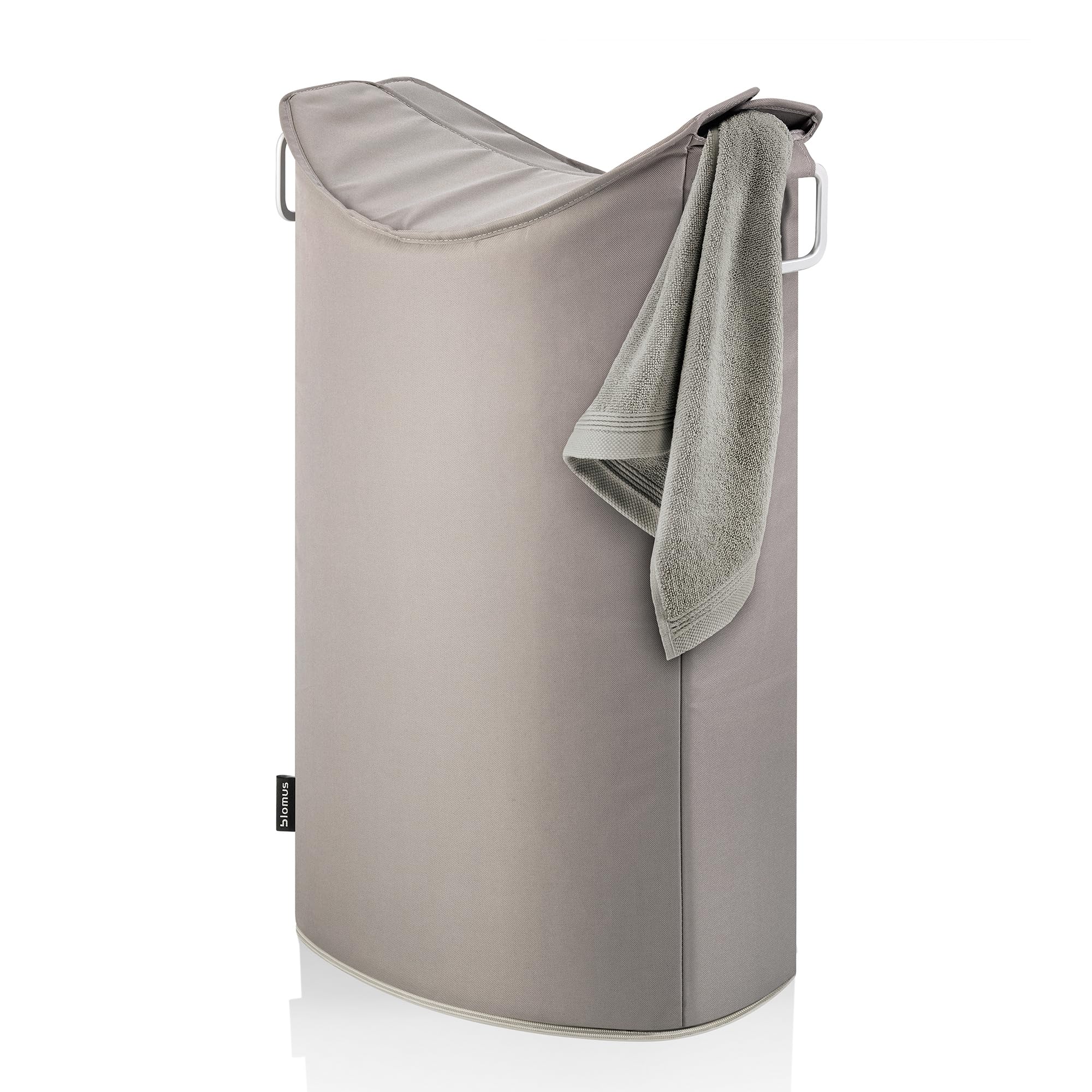 blomus Wäschesammler -FRISCO- Wäschekorb 65 Liter Taupe