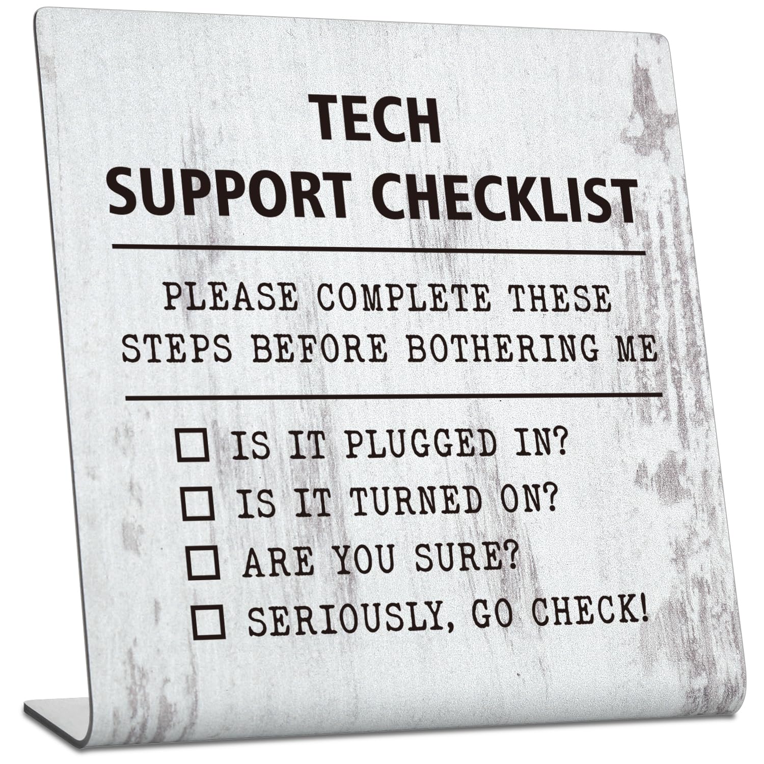 Funny Office Decor Sign for Cubicle Decor or Desk Decorations, Humorous Office Desk Décor for Home Office, Office Gifts for Women Coworker Employee Friend, DSE37