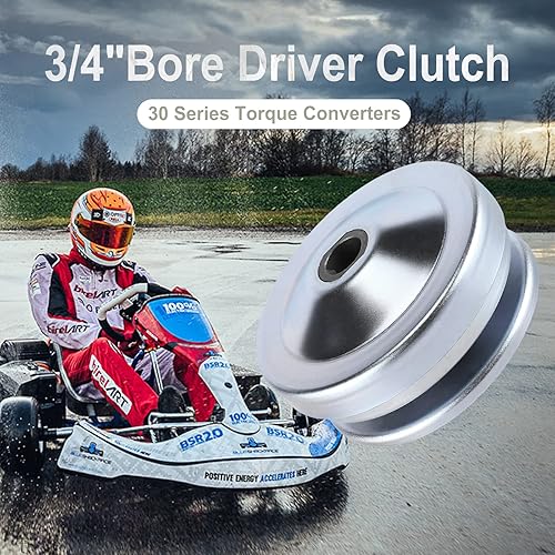Miniatura 2 de BATONECO Reemplazo del embrague del conductor del convertidor de par Go Kart serie 30 para Comet Manco 34 "Diámetro máximo de torqueGo Kart