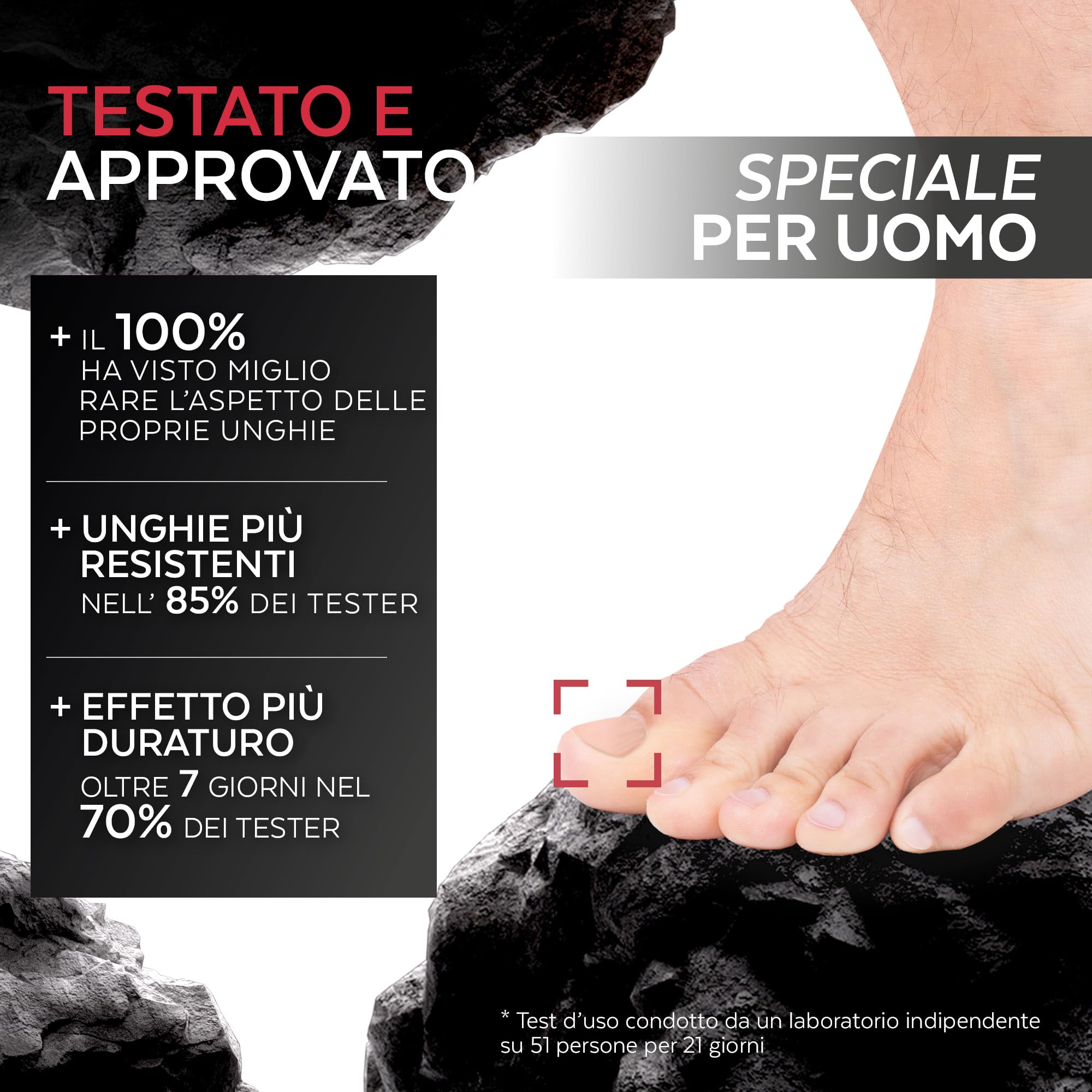 PODERM Smalto Invisibile Color Nude Micosi Unghie Uomo - Tea Tree Corregge Unghie Gialle Marchio Svizzero