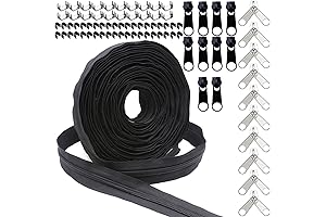 YZSFIRM 10 Yard Extra Long Zipper Tape for Sewing