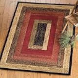 BLACK FOREST DECOR Vintage Woods Rug - 4 x 5, Olefin, Stain Resistant, Indoor Area Rug, 10