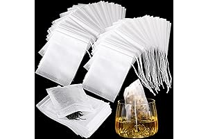 Convenient Tea Filter Bags for Loose Leaf Tea: 1000 Pieces, 3.15 x 4 Inches.
