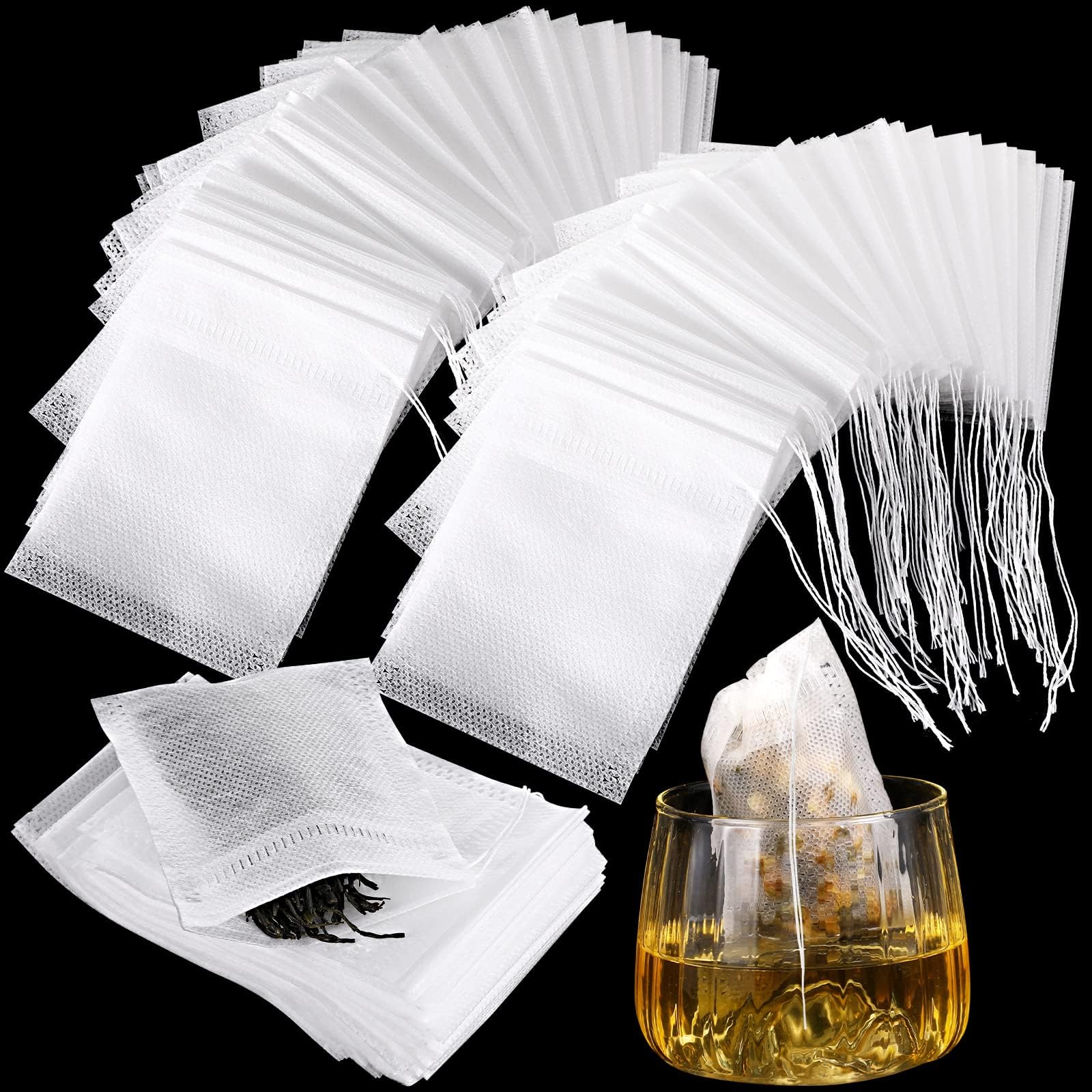 Amazon.com: 400pcs Disposable Tea Bags for Loose Leaf Tea ...