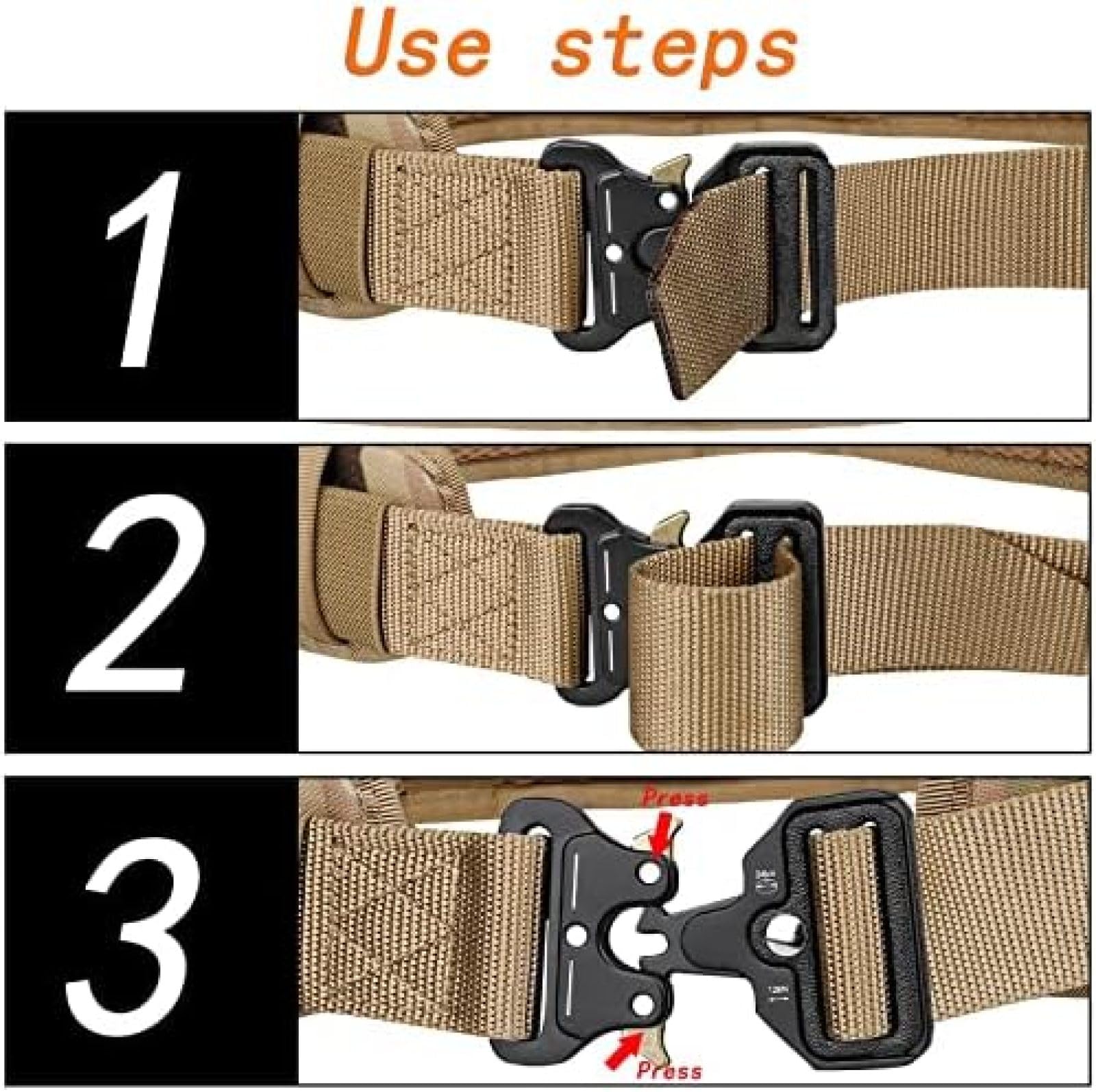 Pas Taktyczny Z Małą Torebką Taktyczną Molle, Klamrą Quick Release, Regulowanym Paskiem Wojskowym Na Zewnątrz, Torba Treningowa Airsoft Do Gry Cs.,Bk,YUYANAIAI